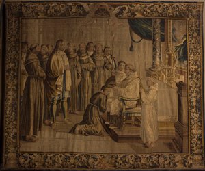 San Bonaventura che fa professione da Unknown